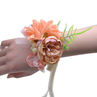 Eternal Angel 952 Bride Bridesmaid Silk Cloth Artificial Flower Wedding Decoration Silk Cloth Artificial Flower Wrist Flower