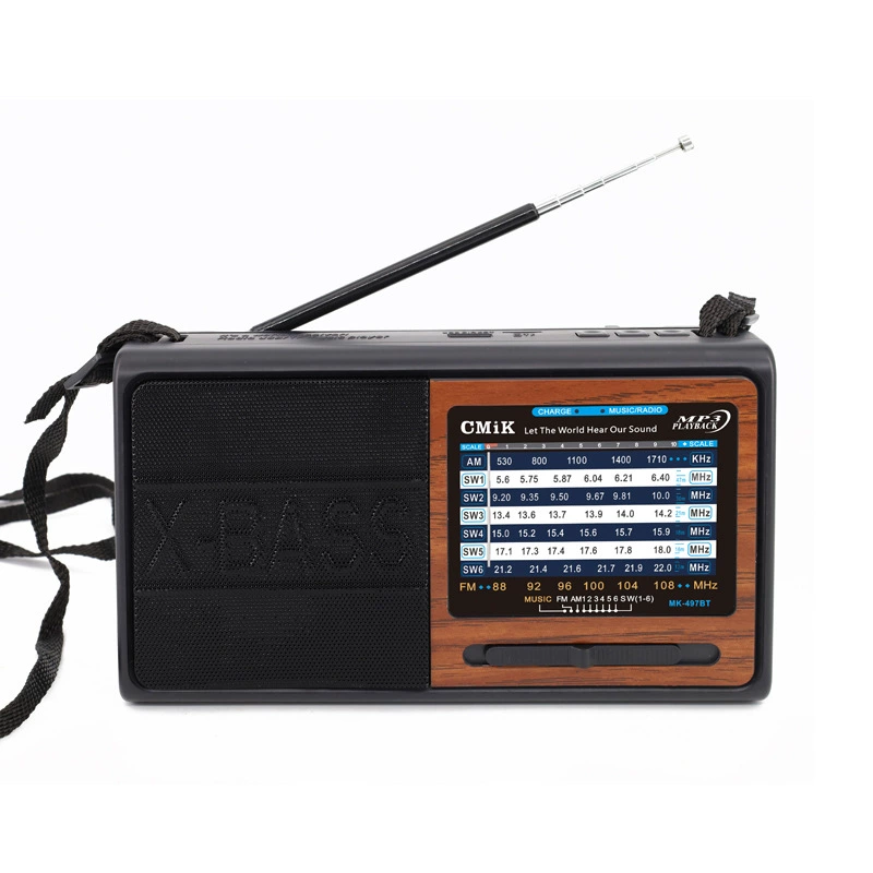 Внешняя торговля новый ретро многополосное радио FM/AM/SW беспроводной Bluetooth динамик портативный перезаряжаемый трансграничный