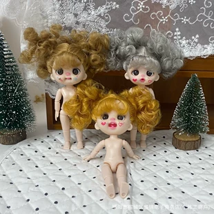 Кукла BJD 1/8 14–16 см без одежды милое выражение лица для девочек