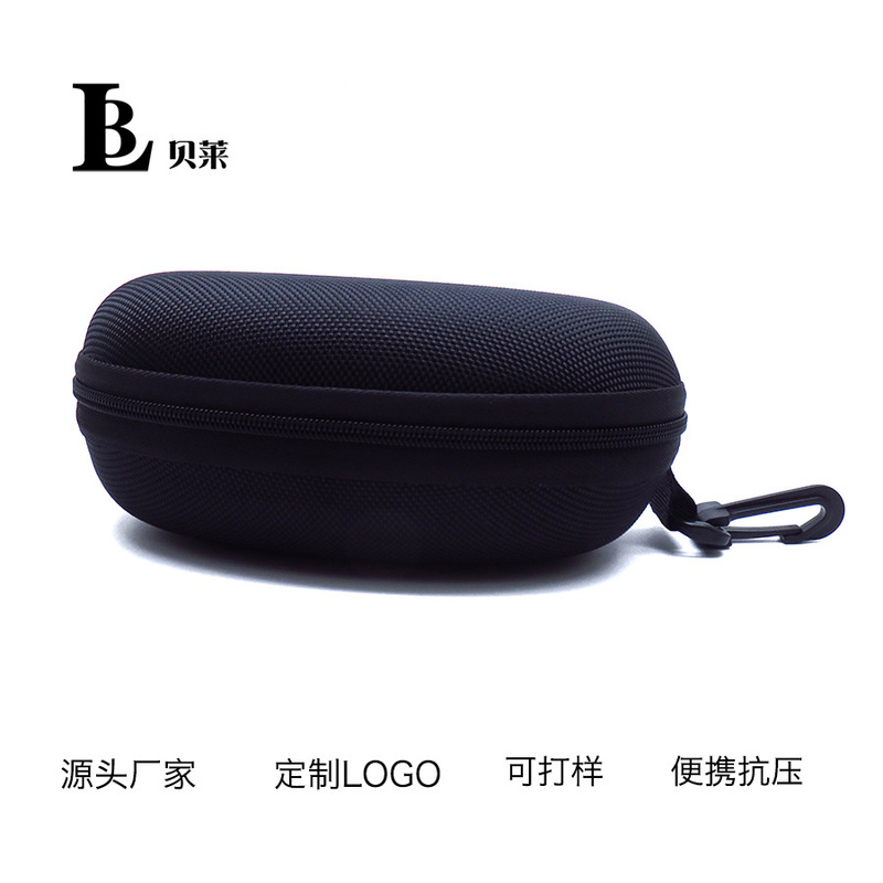 Sunglasses Sunglasses Case Wholesale Eva Oxford Cloth Material Sports Outdoor Black Glasses Case Glasses Bag
