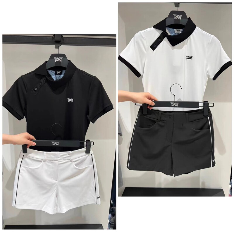 24 Summer Women's Clothing with Slanted Lapels, Short Sleeves, Original Sports Quick-Drying Fabric Tops, Short-Sleeved Women's Shorts 24 Summer Women's Clothing with Slanted Lapels, Short Sleeves, Original Sports Quick-Drying Fabric Tops, Short-Sleeved Women's Shorts