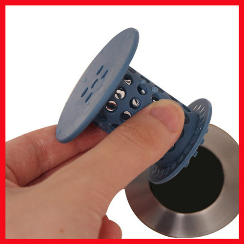 Bathroom floor drain filter drain outlet sewer filter wash basin wash basin hair anti-blocking net universal