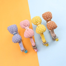 狗项圈 宠物项圈饰品 泰迪格博美充棉蝴蝶结单项圈牵引猫项圈批发