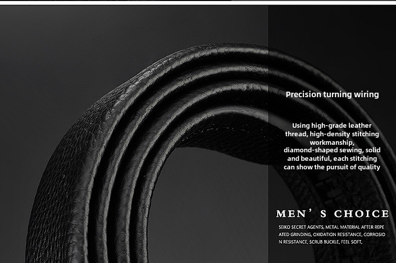 Diamond-encrusted time-to-time operation Belt Men's automatic buckle trembles live explosion casual Joker business Belt manufacturers_voghion.com