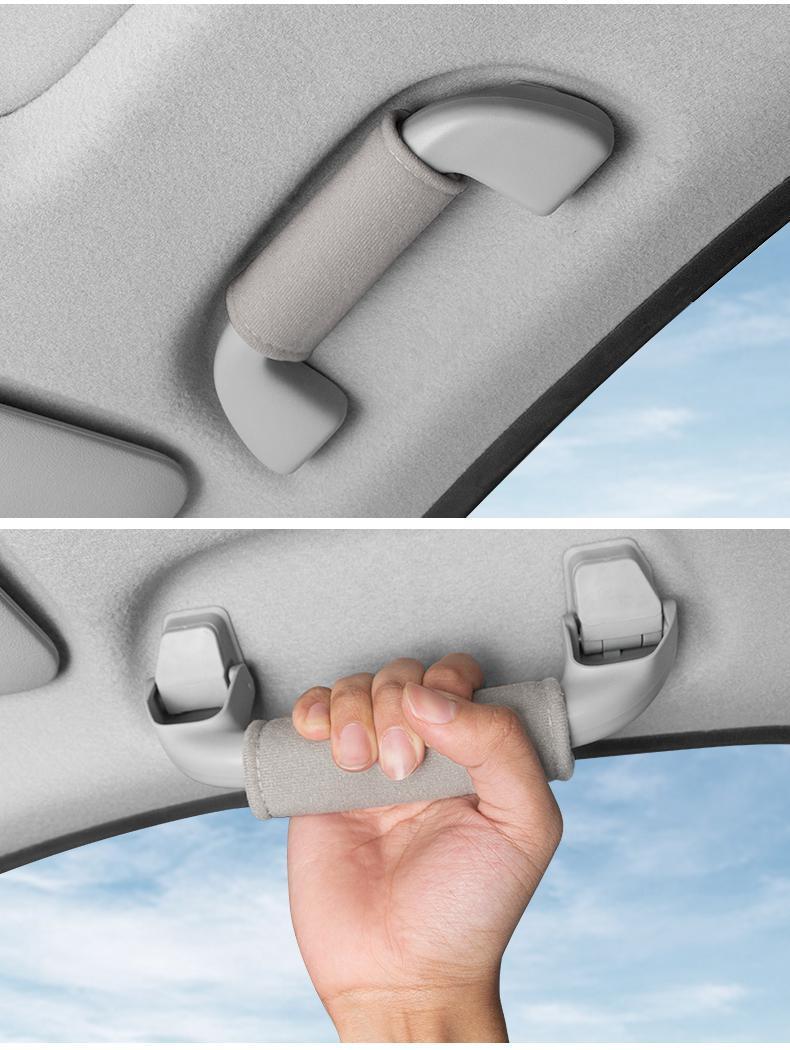 Suitable for Nissan Sylphy, Teana, Navara, Qashqai car handle protective cover, roof armrest, summer sweat-absorbing and non-slip