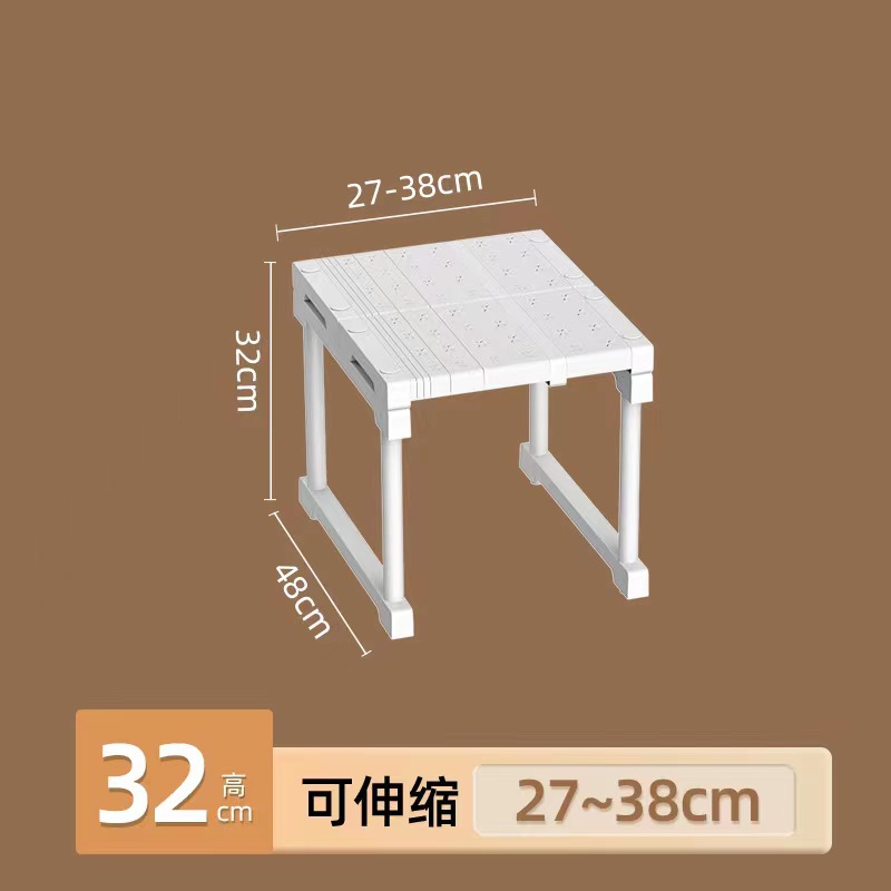 Armario en capas partición Punch-libre retráctil organizador rack gabinete de cocina fregadero cubierta completa rack de almacenamiento