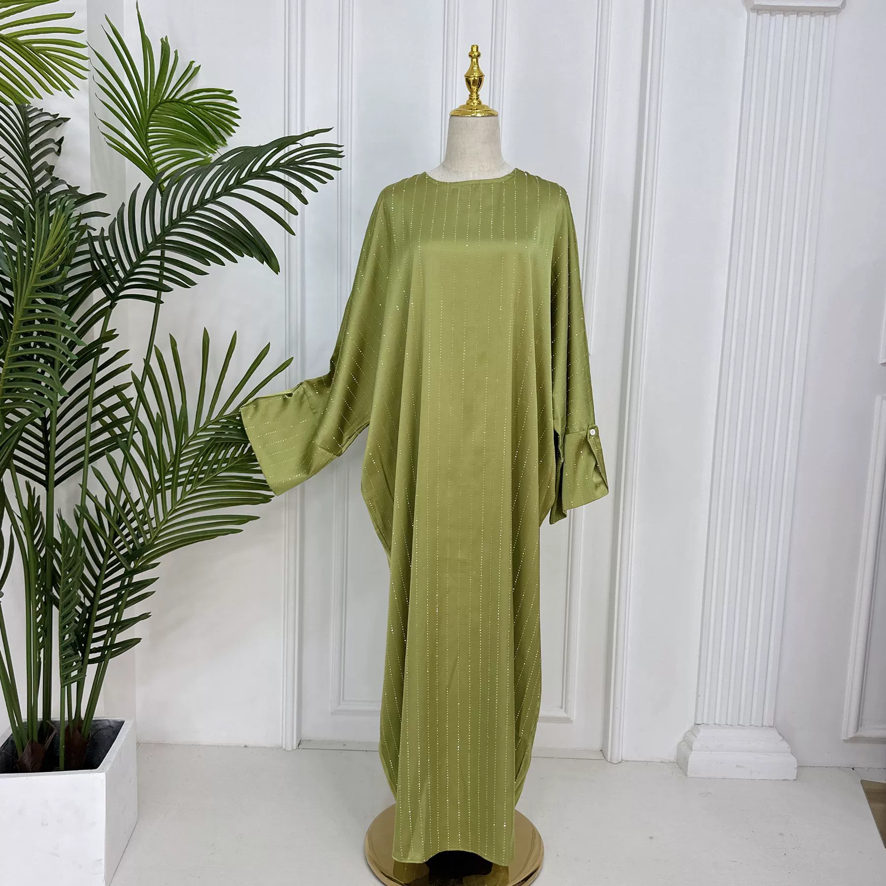 Платье в полоску 2024 Loriya Aliexpress Amazon Dubai Spring Summer Party LR884