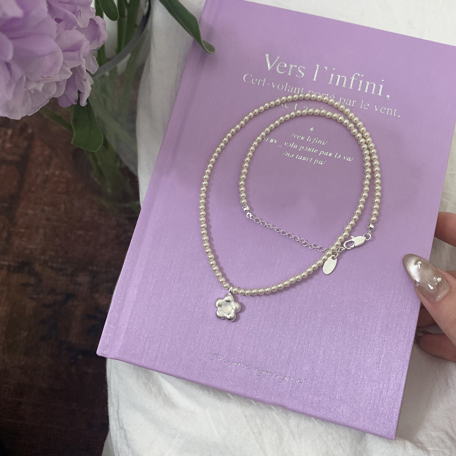 Nouveau collier de luxe pour femme en argent sterling S925, élégant, inaltérable, avec un papillon et une chaîne clavicule haut de gamme et polyvalente._voghion.com