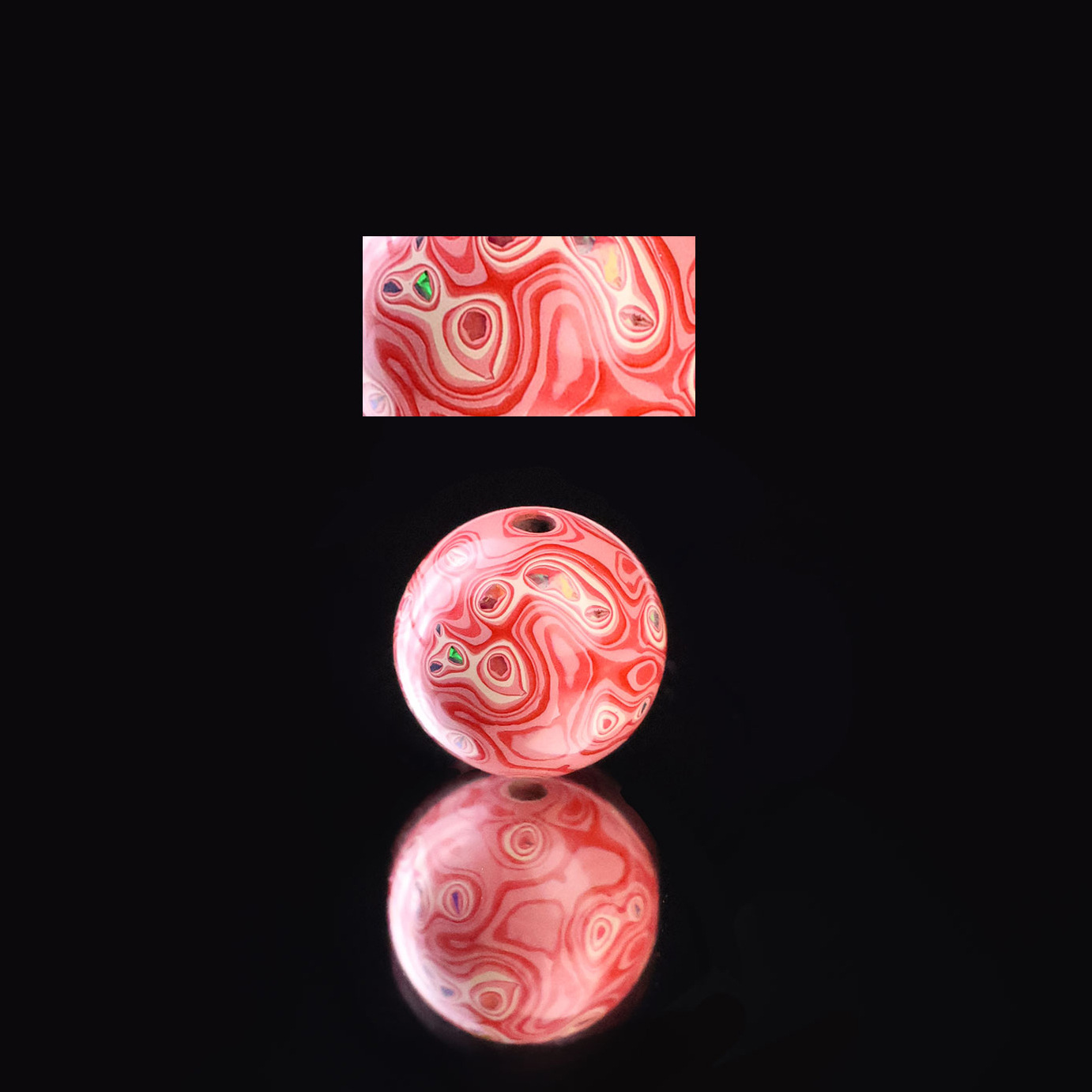 10mm 오팔 그라데이션 파우더