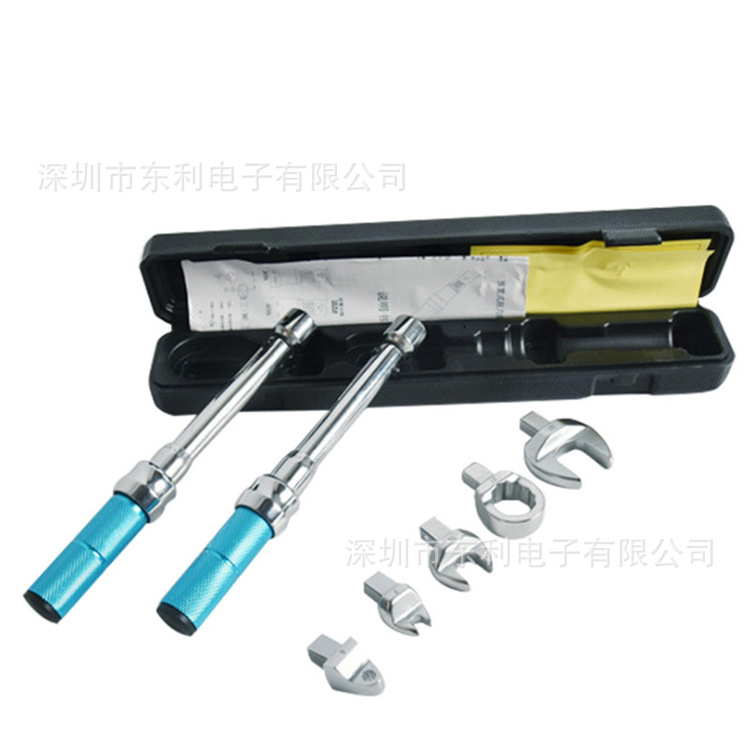 AYF可调式扭矩扳手换头刻度式开口活动汽修工具可预置式扭力扳手