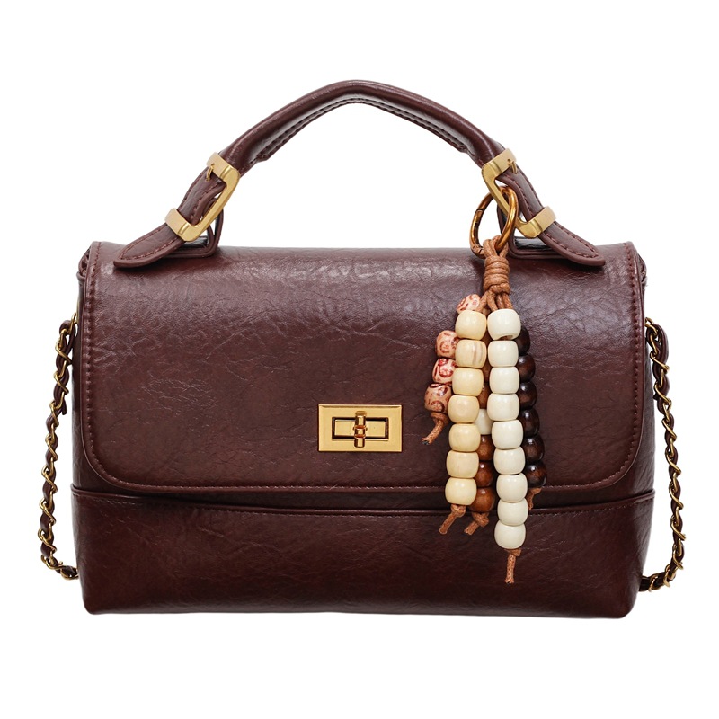 Cross-border 2025 otoño y invierno nuevo bolso de mano de alta calidad bolso cuadrado pequeño de textura de mujer bolso de hombro nicho bolso de mochila