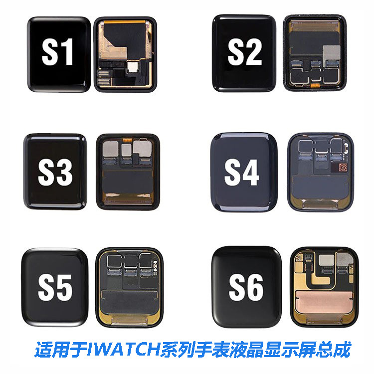 Aplicable a la pantalla del reloj de iPhone iwatch S5 S6 S7 S8 serie completa de reloj LCD