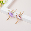 Dancing enamel, brooch, pin, accessory, 2022 collection, Korean style, wholesale
