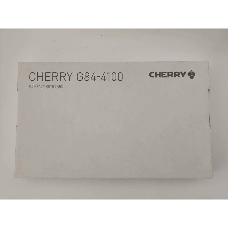 Клавиатура промышленного контроля с USB-интерфейсом Cherry G84-4100LCMDE, белая, немецкая раскладка, 86 клавиш