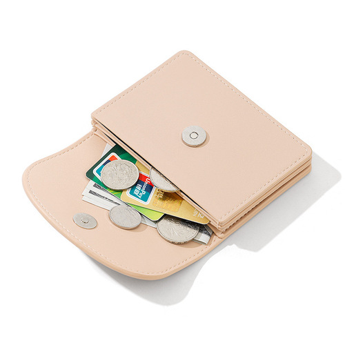 New multifunctional solid color storage wholesale coin purse simple mini creative ladies student foreign trade ins card bag