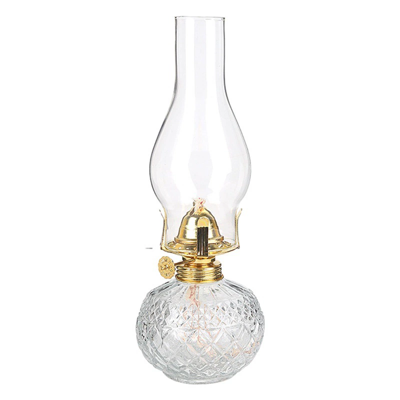 Маленький ананас стеклянная керосиновая лампа, масляная лампа, длинная светильная лампа, внутренняя и наружная лампа, масляная лампа подсвечник