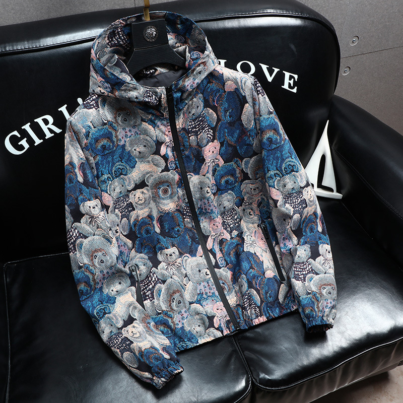 und Herbst vielseitige dünne personalisierte Kapuze Herrenjacke Frühling Mode Freizeitmantel_voghion.com