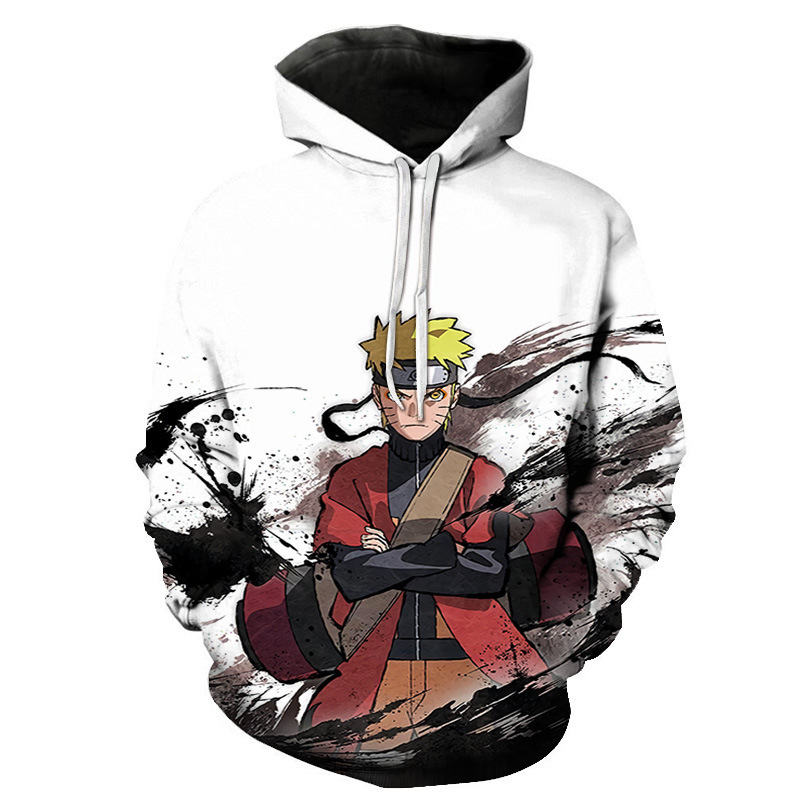 Foreign Trade New European and American Animation New Naruto Youth Couple 3D Hoodie Casual Spring and Autumn Sweater Foreign Trade New European and American Animation New Naruto Youth Couple 3D Hoodie Casual Spring and Autumn Sweater