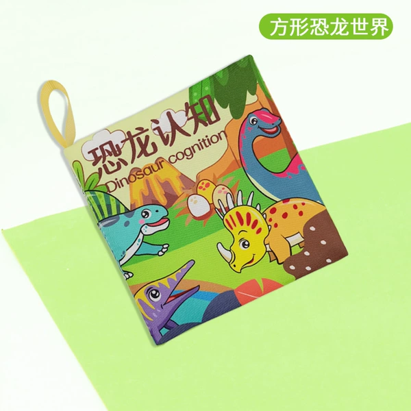 Square dinosaur, cognitive cloth book