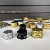 Оптовая продажа 18mm20mm зубной горловина 24/410mm зубной горловина золотой серебряный алюминиевый крышка вращение алюминиевая крышка