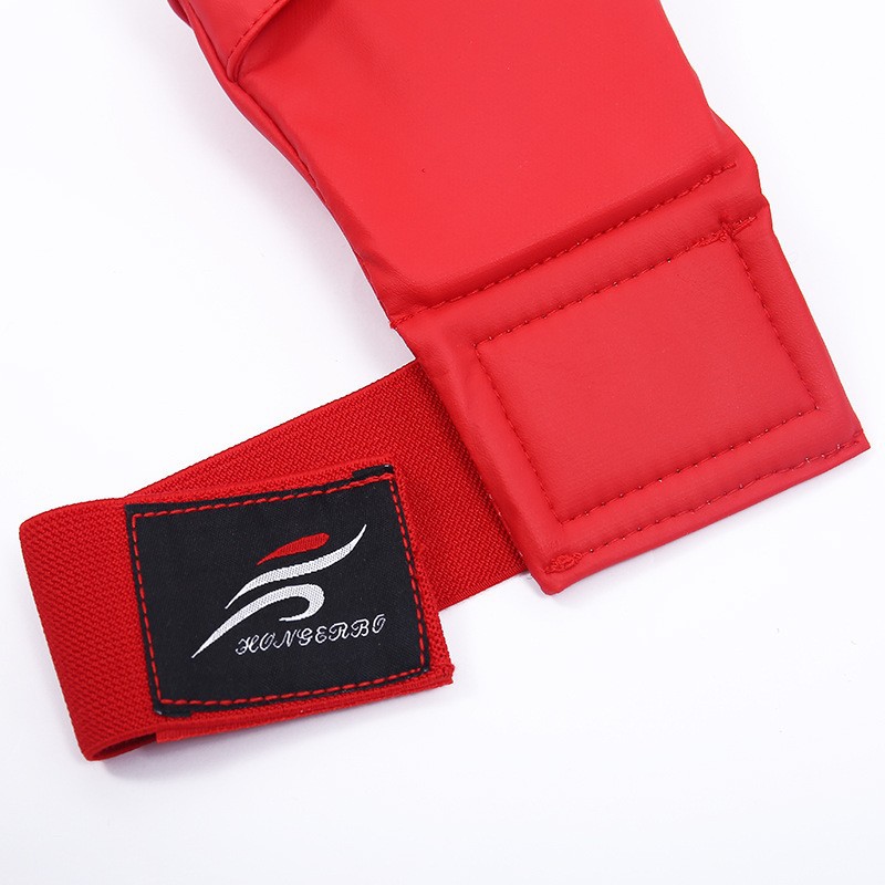Guantes de karate, guantes de boxeo Sanda, guantes protectores para adultos y niños, entrenamiento de artes marciales, combate libre, guantes que absorben los golpes, equipo de protección