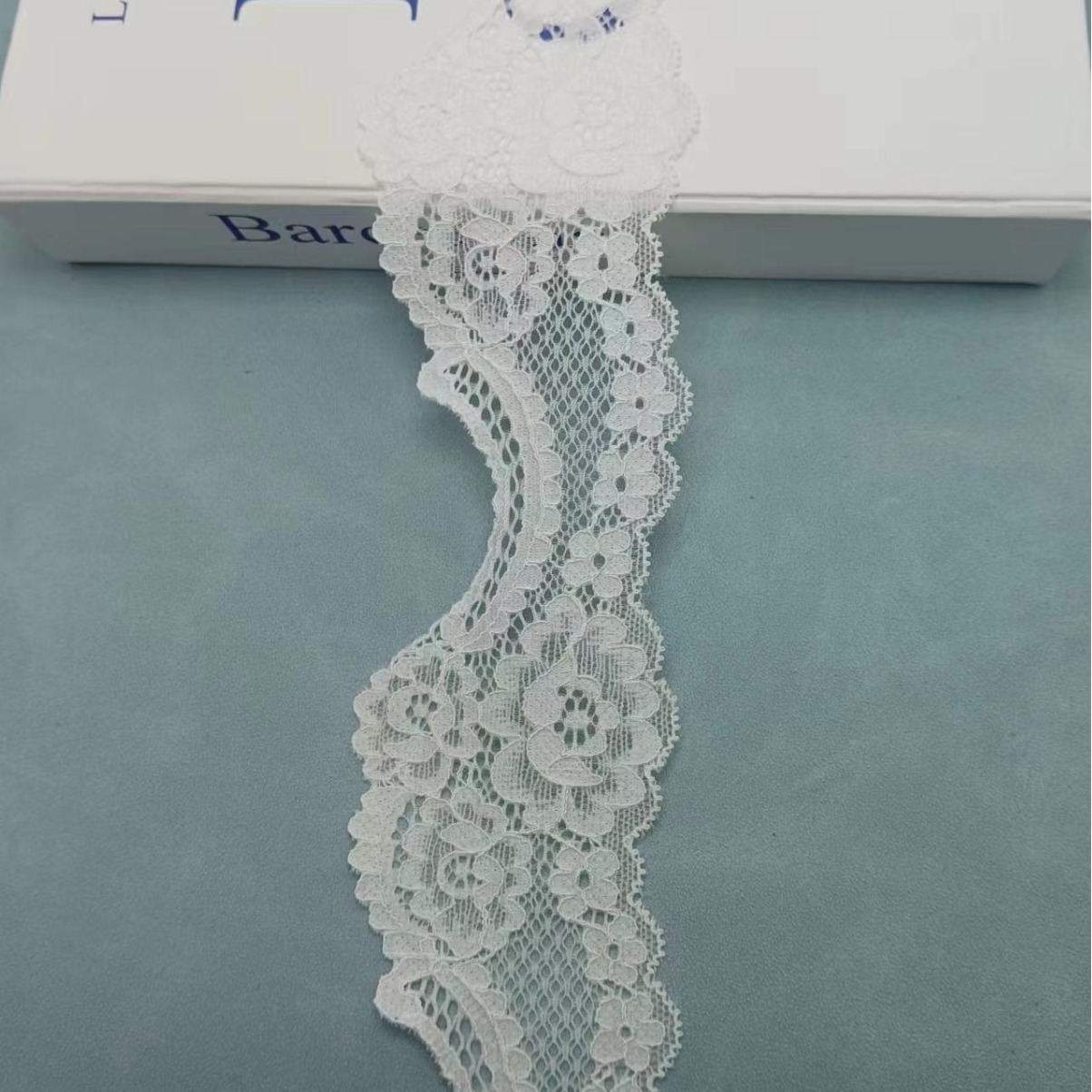 新款现货弹力锦氨花边批发蕾丝睡衣内衣内裤瑜伽服窗帘服装辅料