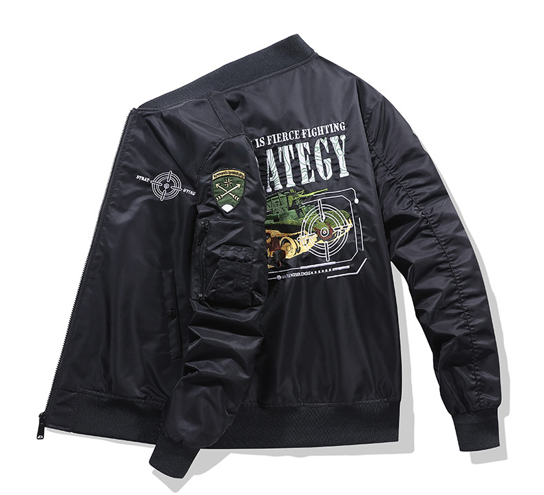 Men's Jacket Pilot Style Workwear Trendy Brand For Men_voghion.com