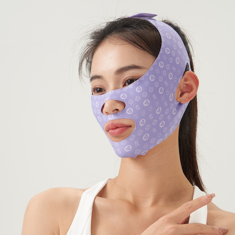 やせた顔の神器の昼と夜の両用のやせた顔のマスクの睡眠の顔の引き上げは反発しません。|undefined