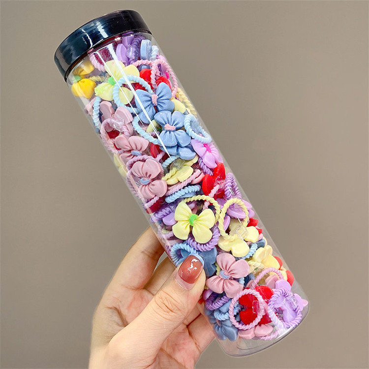 La banda de goma de los niños no daña el pelo, buena elasticidad, banda de goma de la muchacha, cuerda del pelo del bebé, pelo tamaño pequeño del lazo, anillo del pelo, accesorios del pelo