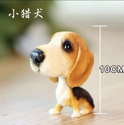 Dog Ornaments, Creative and Cute: Car ornaments - 1-beagle