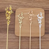 DIY Античная Ханьская одежда аксессуары шаг встряхнуть новую палочку для волос из сплава (12866)