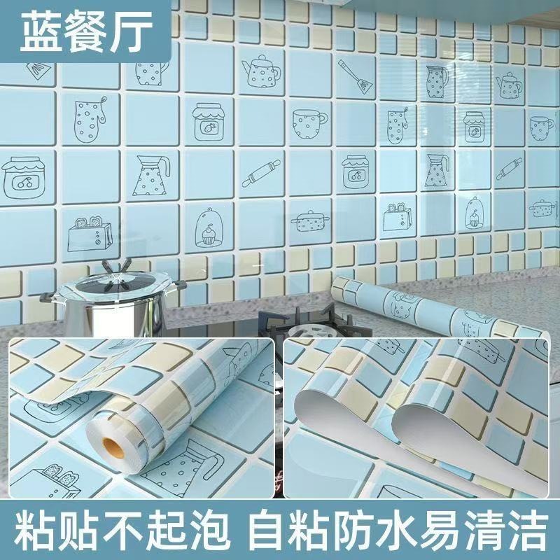 Cocina de mármol a prueba de agua a prueba de aceite pegatinas resistentes a altas temperaturas papel pintado autoadhesivo gabinete de cocina hogar a prueba de humedad estufas renovación papel pintado