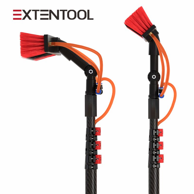 Yishitong Villa skylight pull rod photovoltaic panel cleaner advertising telescopic rod, photography cleaning rod with water brush