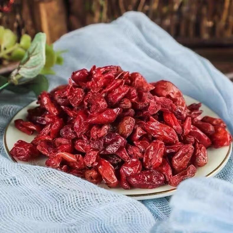 山萸肉材花茶山茱萸无核肉厚山萸肉干枣皮山萸肉代发批发|undefined