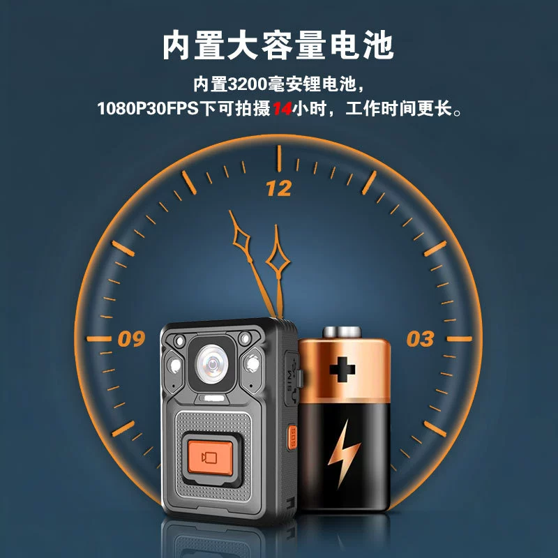 Explosion-proof coal security 4G security surveillance law enforcement recorder 2K wifi Bluetooth GPS 64GB memory life 14H