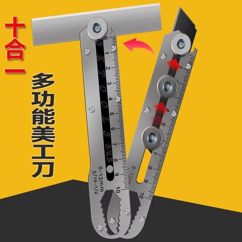 Десять в одном полностью стальной тяжелый универсальный нож из нержавеющей стали