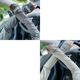 2 pairs of reflective cursor ice sleeves [dark gray + light gray]
