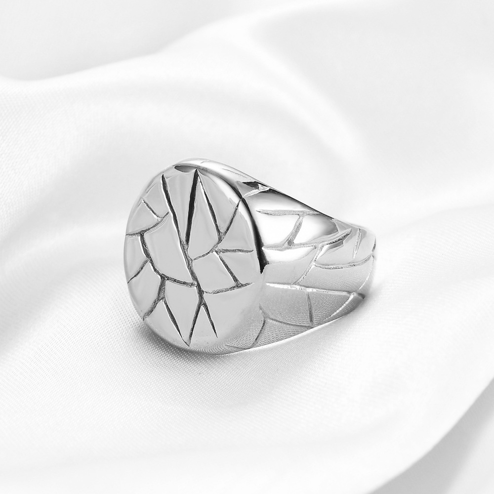20g Weight Rings Classification 1 Piece Quantity Holiday Occasion Titanium Steel Material Solid Color Pattern All Seasons Season Men's Gender Plating Design Hip-Hop Style Wholesale Jewelry Hip-Hop Solid Color Titanium Steel Plating Rings 3