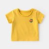 Short sleeve T-shirt girl's, children's cotton top, summer summer clothing, children's clothing, 1 sample, 3 years