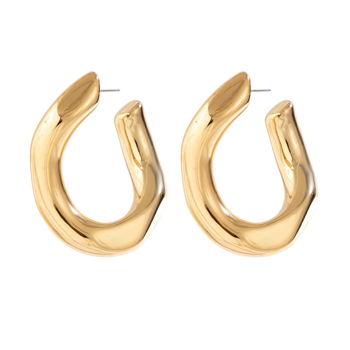15g Weight Alloy Ear Needle Material Earrings Classification 1 Pair Quantity Holiday, Travel Occasion CCB, Alloy Material Geometric Pattern Women's Gender Plating Design Casual, Elegant, Lady Style 1 Pair Casual Elegant Lady Geometric Plating CCB Alloy Earrings 15