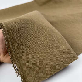 复古涂层面料廓形挺阔纯棉厚实手工DIY外套裤子设计师面料