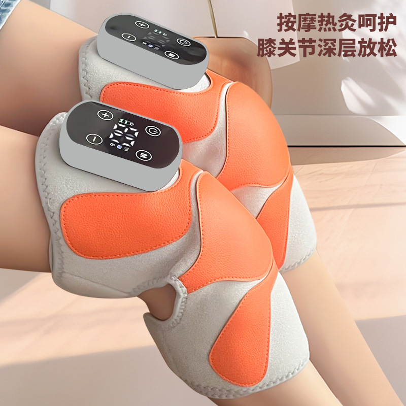 Protector de rodilla de calentamiento eléctrico, masajeador de rodilla de calentamiento de energía gigante, terapia de terapia de calentamiento, vibración de artefacto de articulación de mujer cálida