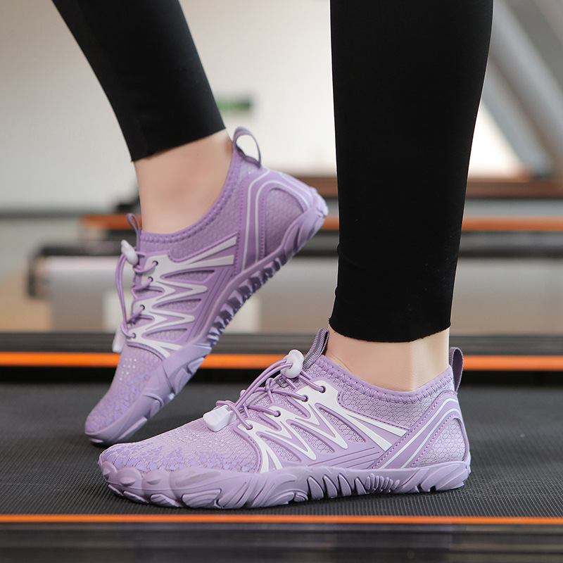 Cross-Border Special Indoor Fitness Shoes for Men and Women, Skipping Rope Shoes, Silent Soft-Soled Aerobic Sports Shoes, Non-Slip Treadmill Shoes