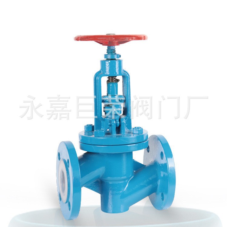 衬氟截止阀J41F46-10C 结构紧凑、启闭灵活 性能强，行程短