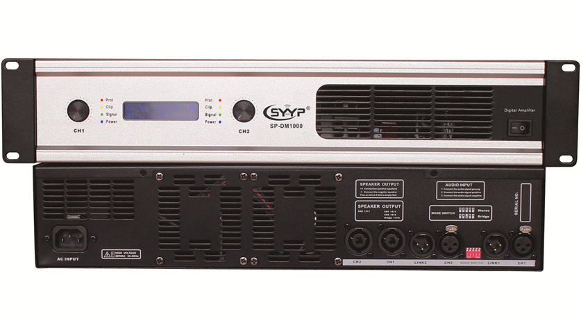 思音SP-DM800  2U 数字功放两通道