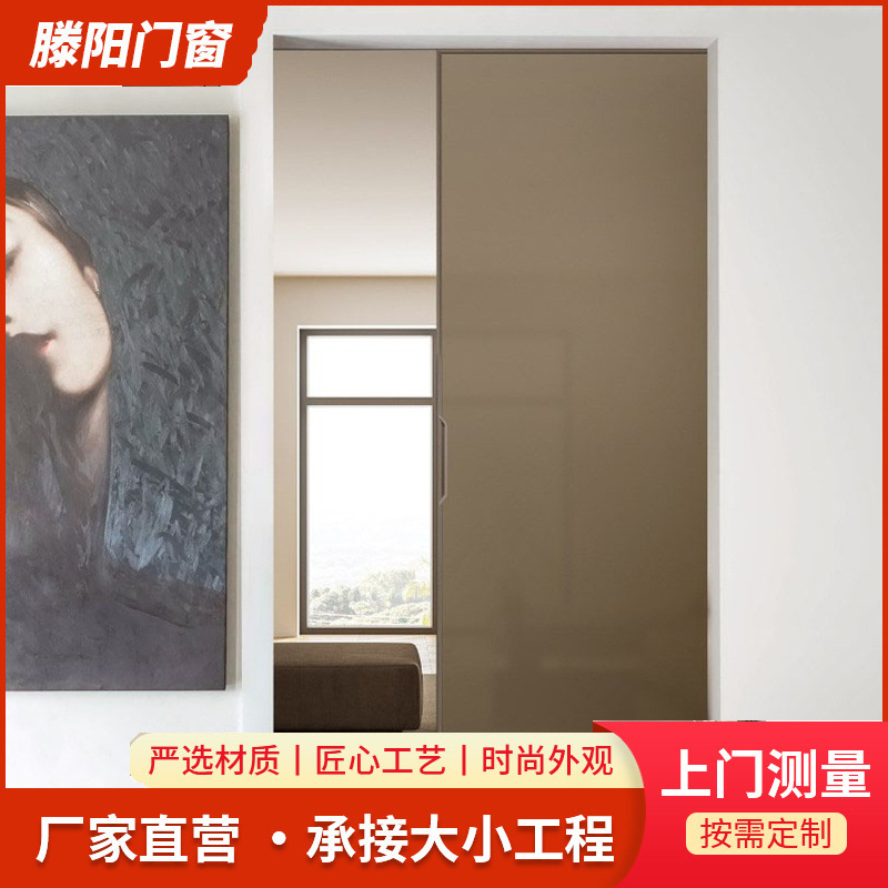 现货平开门家用钛镁合金钢化玻璃平开门商铺公寓卫生间工程平开门|undefined