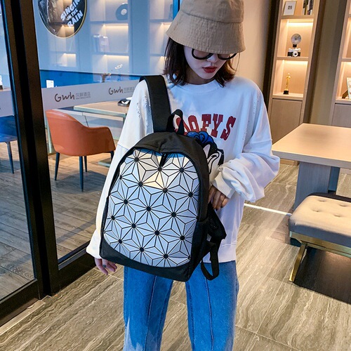 High-end niche backpack men's casual travel commuter computer bag connector trendy fashion high school student bag