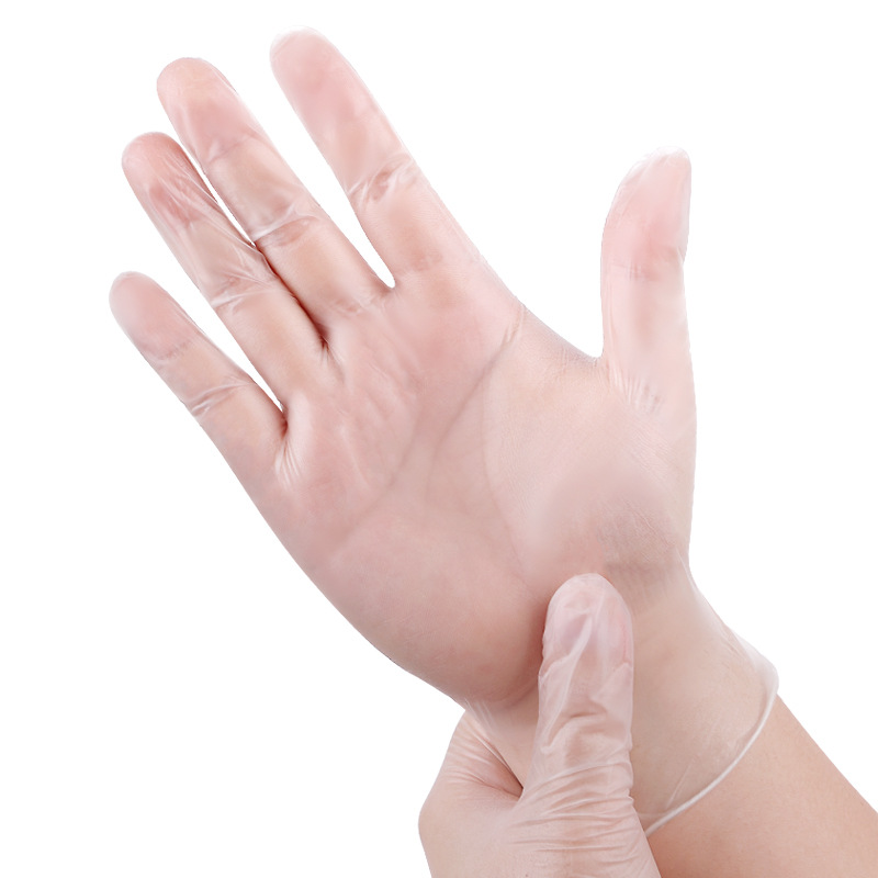 Disposable gloves TPE thickened durable TPE food grade household latex rubber kitchen baking 100