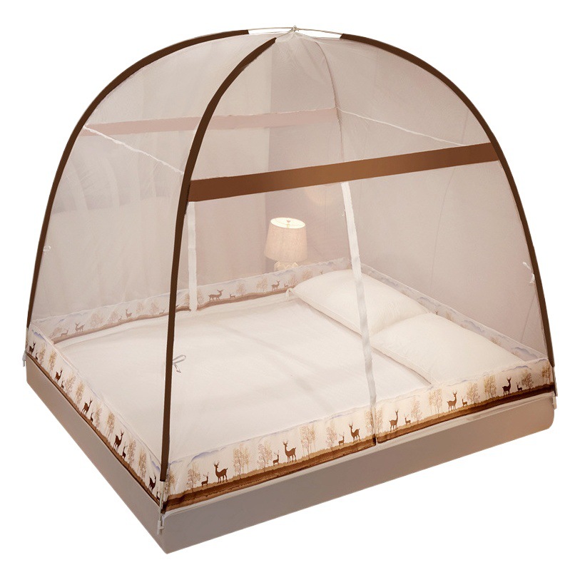 Verano mongol bolsa mosquitera instalación libre hogar tienda de grano para niños al por mayor doble puerta cremallera plegable dormitorio libro