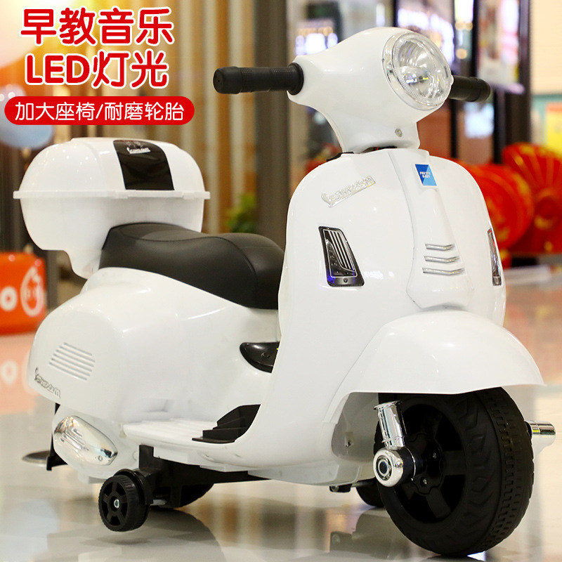 Niños motocicleta eléctrica triciclo de 1 - 4 años se puede sentar bebé coche de juguete recargable exportación de comercio exterior image 5